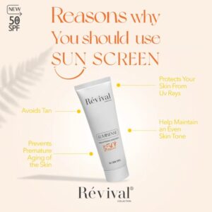 فلوئید ضد آفتاب روشن کننده SPF50 لومیسنس رویوال